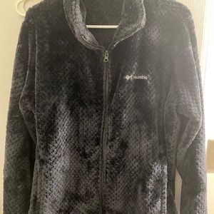 Columbia Sherpa black zip up jacket